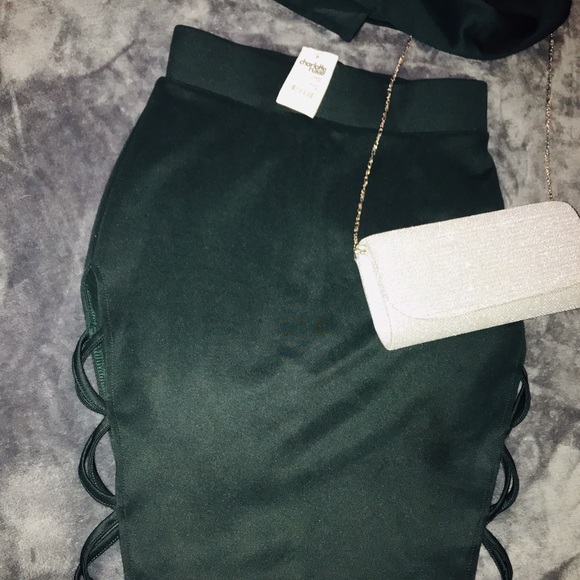 2 Piece Charlotte Russe Crop top and Skirt set!! - Picture 5 of 6